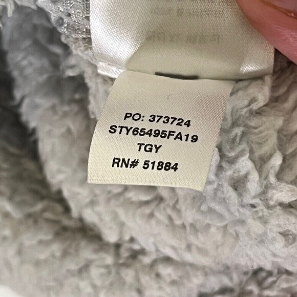 Patagonia Kids Los Gatos 1/4 Zip Fleece Pullover Size Medium Birch White - Picture 11 of 13